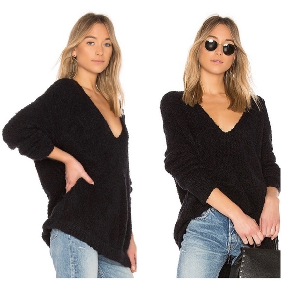 Free People Sweaters - Free People Lofty V-Neck Alpaca Pullover Sweater